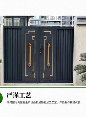 铝大门子别艺墅庭院农村自建房转移门家用院铝CZM合金弯防盗门