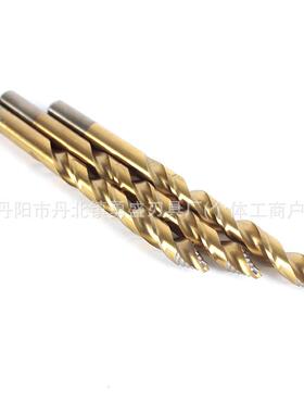 跨境多台麻花钻三角打铁板不锈钢开无品牌/孔电钻打孔直镀钛柄麻