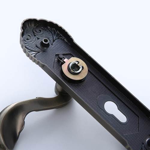 欧青古铜RFV室内门锁卧室门实手木静音锁机械门锁门具执锁式通用