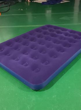 蜂窝式充气垫便携30244式充气床垫充气床床双人植绒充气0洞床绒4