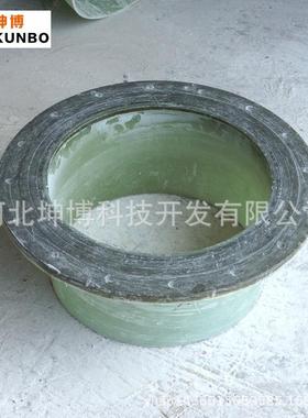 件枣强厂家19239高管道连件接件异压形玻璃钢管法兰公司现货