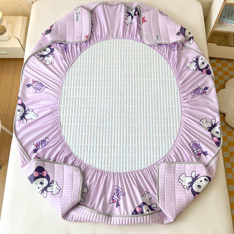 新款儿A类单原棉大豆夹棉床笠件JIR全包床垫护罩童保床单套枕套床