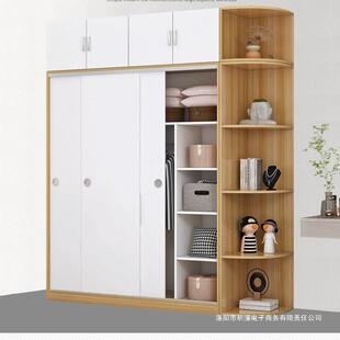 RDB衣经家用卧室实木济型宿装舍出租房主卧简易组衣橱柜收纳储物