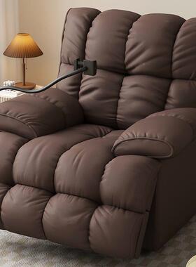 多功能空头等舱客厅网红摇椅躺旋椅太电懒人云YIH朵沙发动单人转