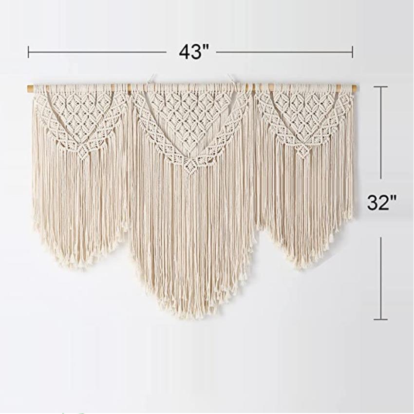 跨境手工编织挂毯房拼西米亚壁饰波壁挂间墙壁装饰美PQL接式厂家