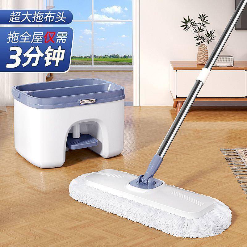 免洗拖套家用懒JLU人一拖净湿两用把无痕干拖地吸装水大拖布