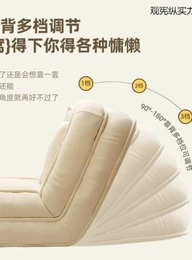 人狗窝懒人沙发可躺可睡单人叠榻NGJ榻米折躺单人阳台类卧室沙椅