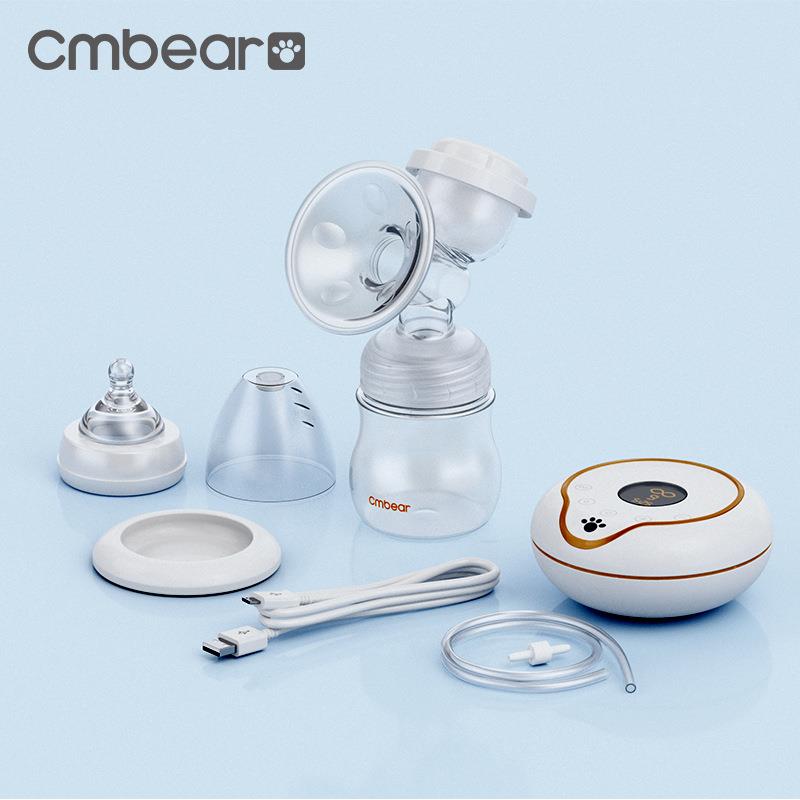 bresZRX-0605tpump卡曼奶熊母婴用品智能按摩电动吸器液晶显a示英