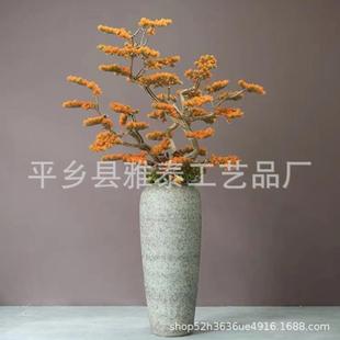 仿真植枯水造景植绿物商树场WAP酒店山迎客松室内橱窗假松树装 饰