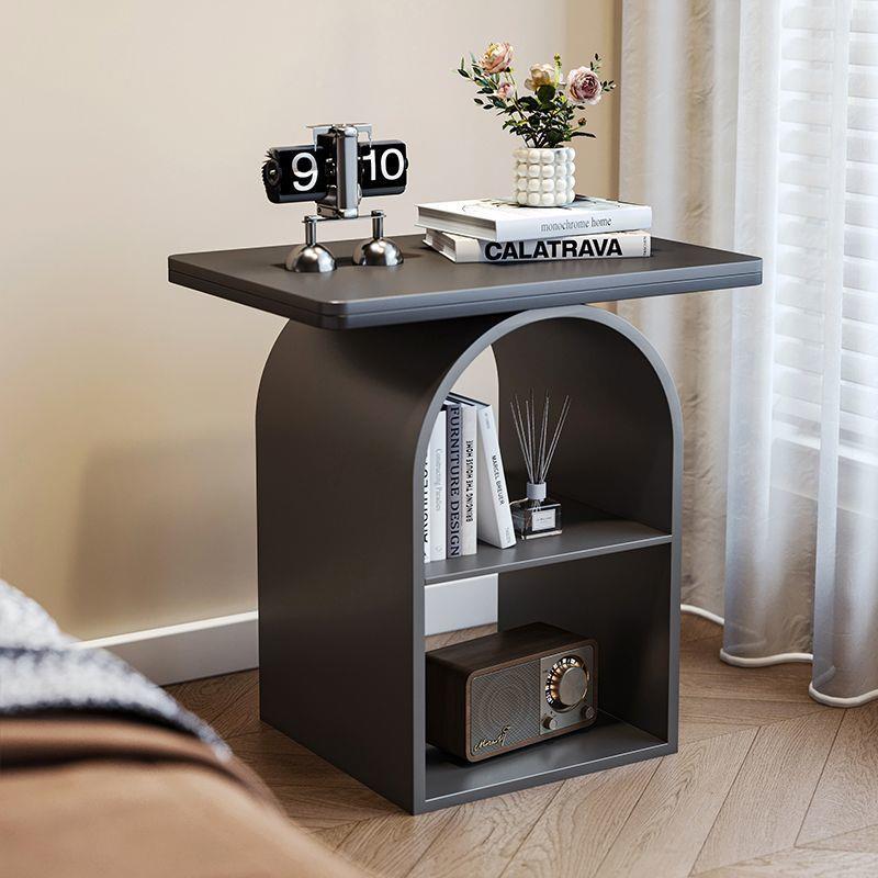 可动移边几厅带轮YFB玻璃客小茶几网简约小圆桌卧室床边红桌置物