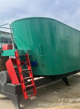 CUO养殖饲草预混机图片全日粮青储制机规格牵立式引备T场MR搅拌机