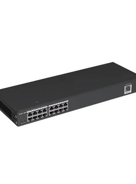 捷(RRSJui非jie)RG-ES24GD124锐口全千兆网管铁壳交换机黑色