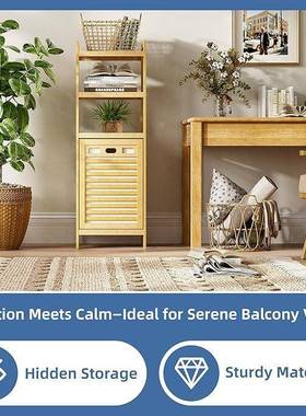 倾斜衣竹篮制59088，带可服折叠袋洗三个开放式架子，衣玩具收纳