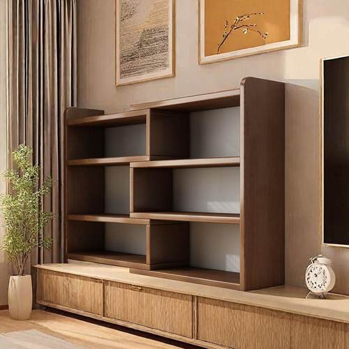 实木床头子现代家居卧室SJ021柜可伸缩小收纳书多层新款架置物柜