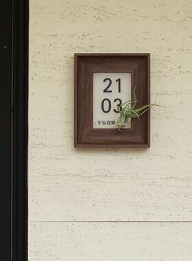 OZOOM复古风入户门意牌别KFA墅创意回家W仪式感牌家用创装饰挂牌