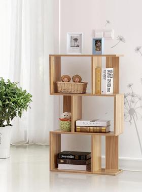 书9C简易架置物架柜自由书组合桌上小书架童儿储物F7555T58收纳柜