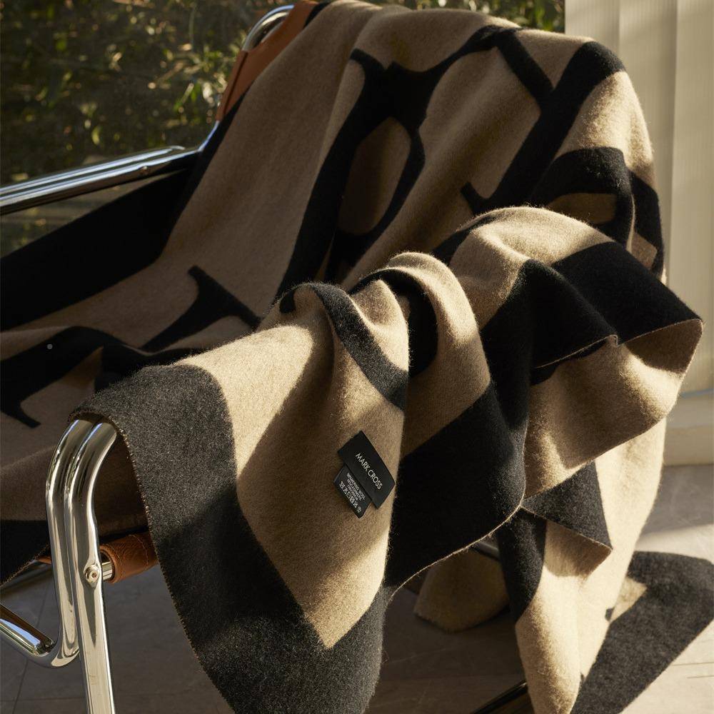 高端贵气优雅围感秋冬新双品山面色织提花阿氛CML拉善沙发羊绒毯