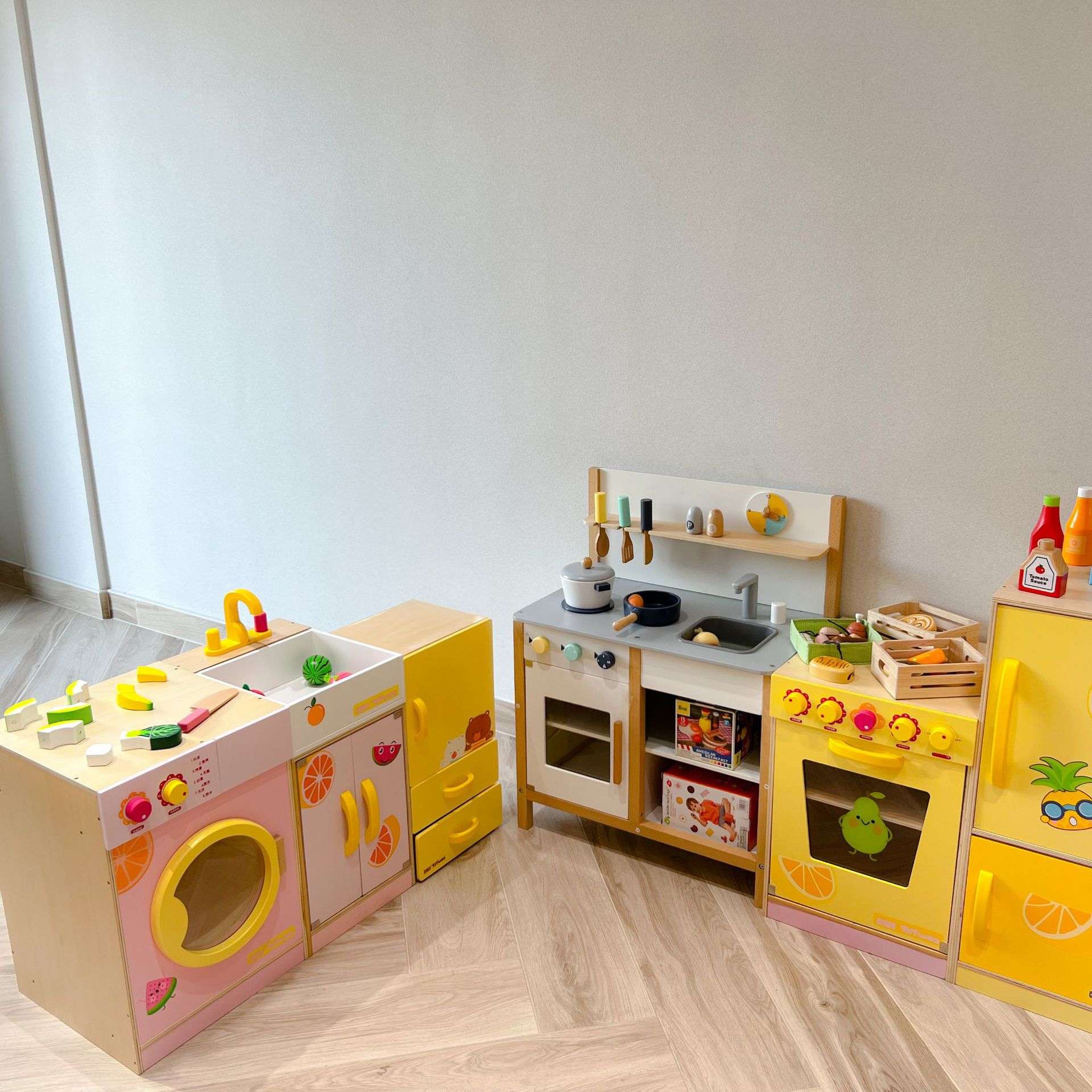 ToyWoo儿童过家家玩具木制小家电冰箱切水果玩具仿真蔬菜厨房玩具