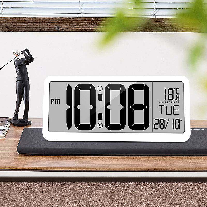 简约时尚大屏幕万年历电子闹钟客厅卧室静音壁钟家居台钟,工业油品/胶粘/化学/实验室用品,其他实验室设备,淘宝优惠券,粉丝福利购,淘宝优惠卷