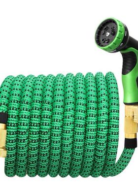 欧美版50FT伸缩水管高压洗车水枪三倍伸缩水管