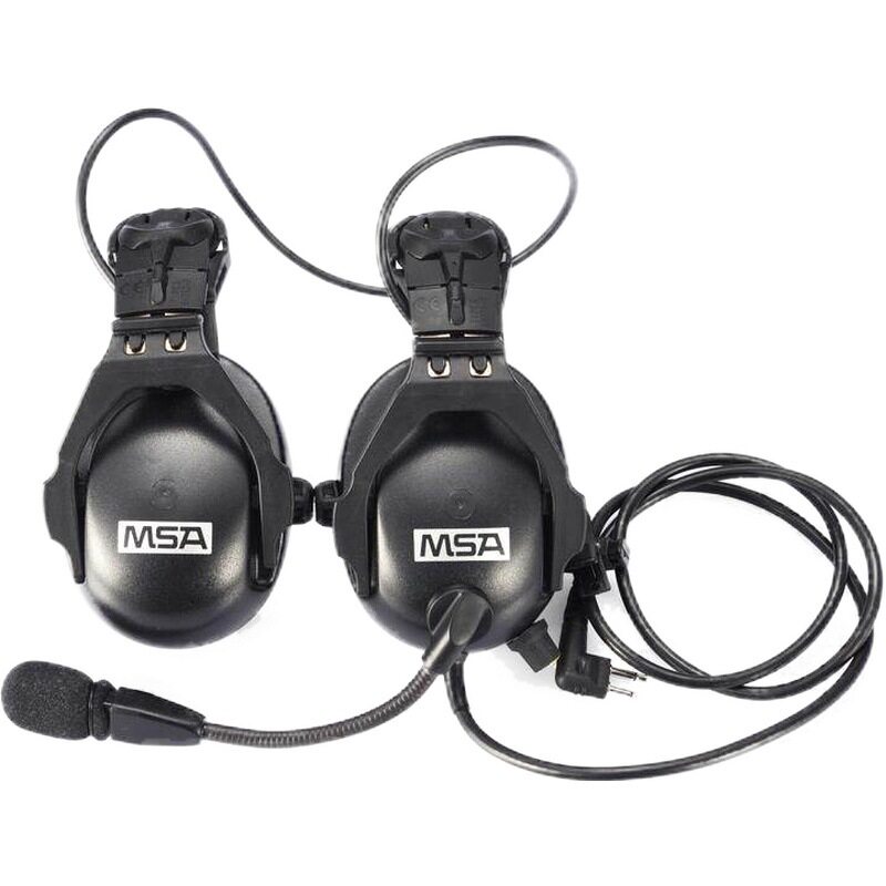 MSA梅思安SOR41532有线型电子防噪音标准耳罩（帽盔式）-M