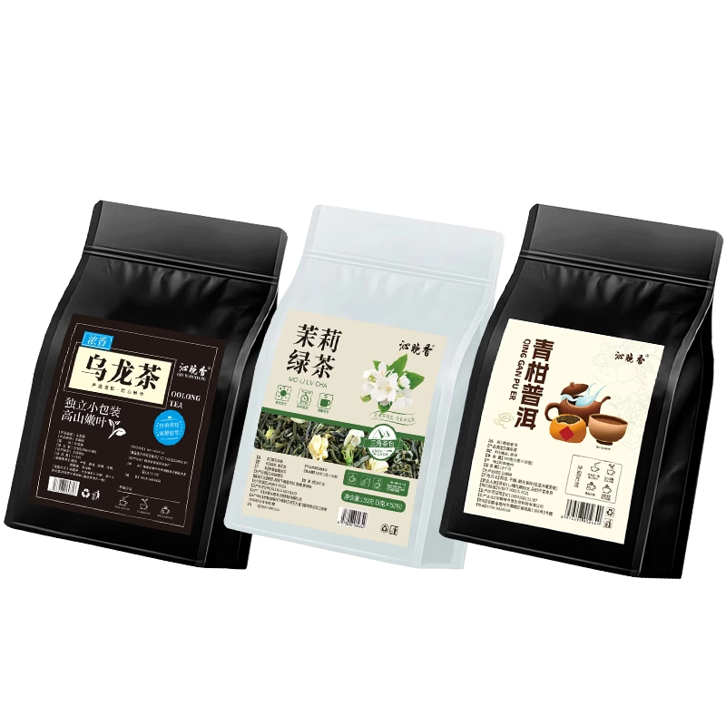 东方某叶平替丨茉莉绿茶乌龙普洱