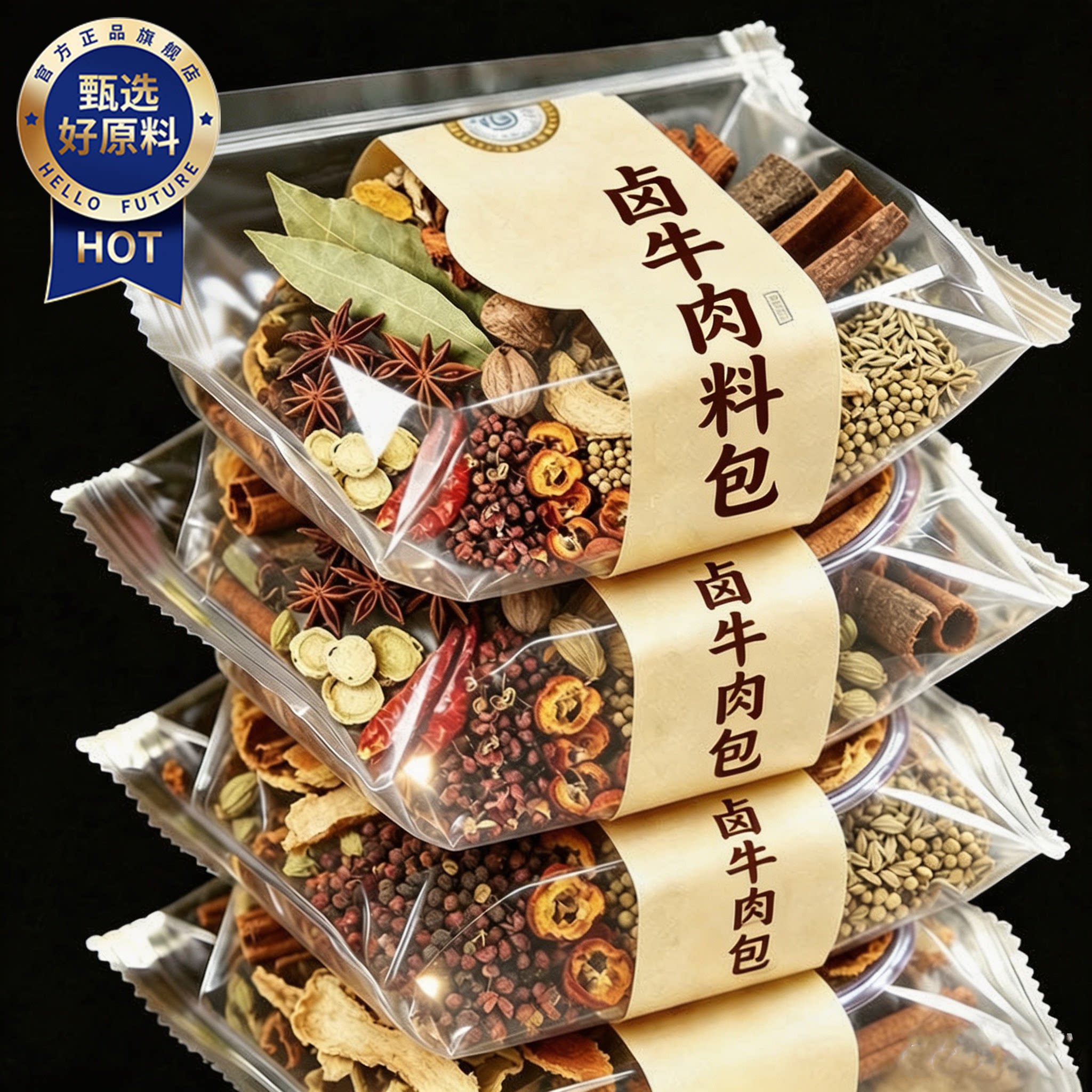 正宗卤牛肉料包官方旗舰店秘制配方商用五香家用卤肉料四川酱牛肉