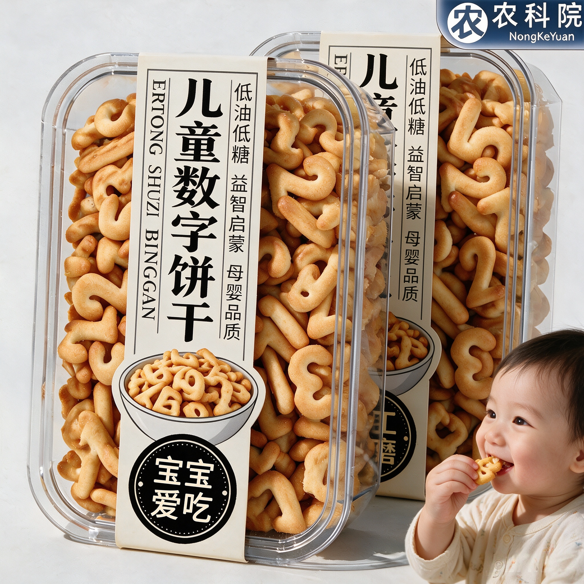 字母数字饼干儿童小包装无添加老式零食宝宝婴儿辅食卡通早餐代餐