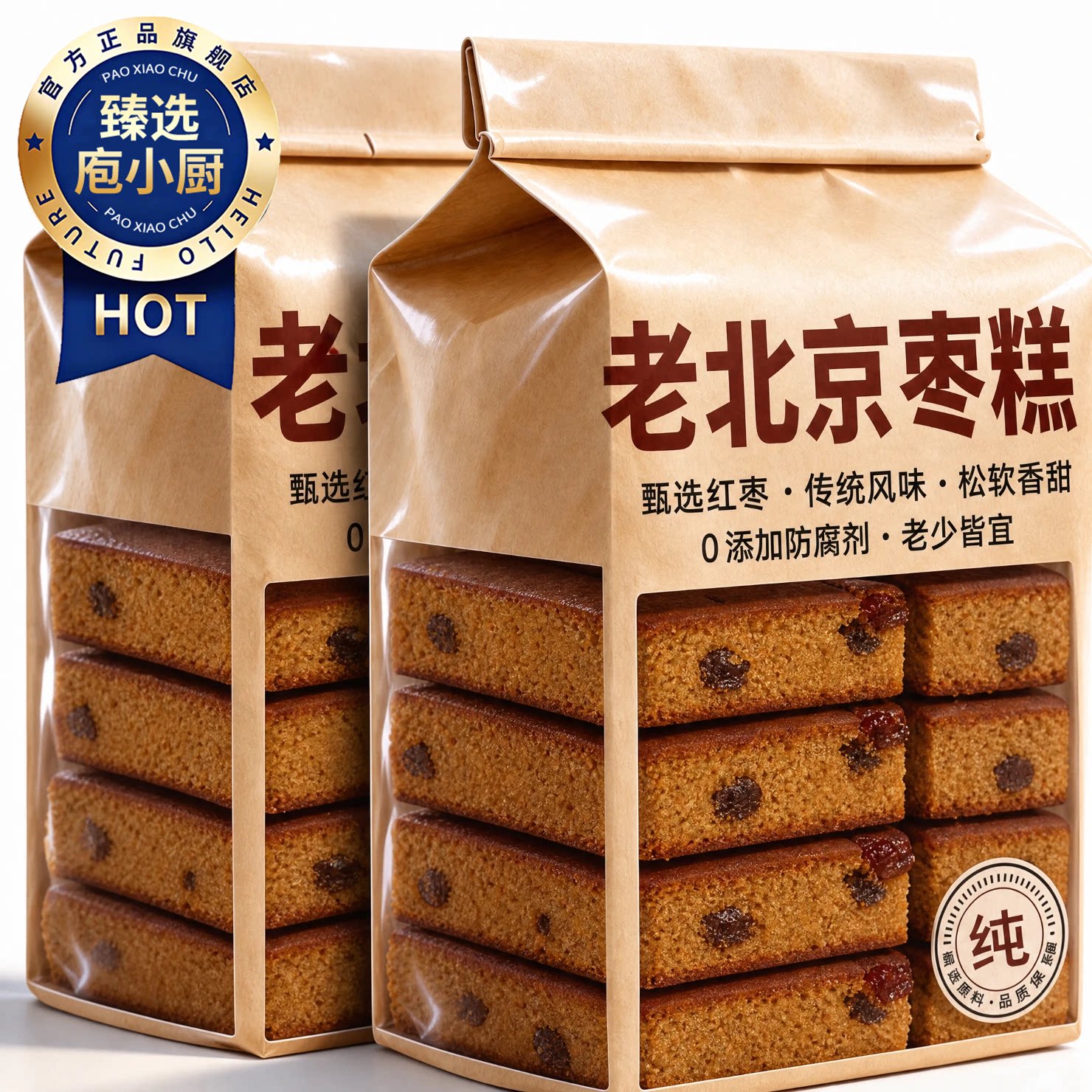 老北京枣糕独立包装官方旗舰店面图片