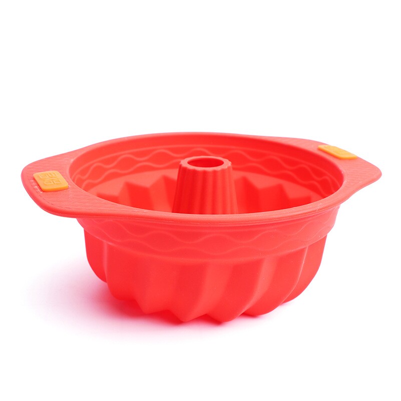 硅胶模具戚风蛋糕螺旋纹大号硅胶烤盘烘焙工具模具10寸蛋糕模具