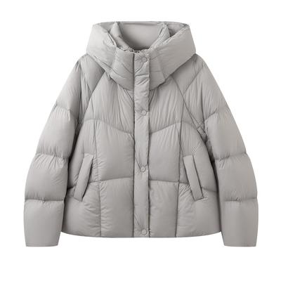 新款连帽羽绒服保暖外套女