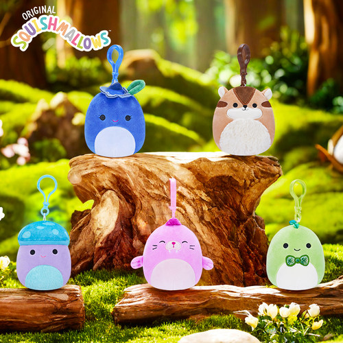 美国Squishmallows毛绒软糖玩偶公仔背包钥匙扣娃娃玩具挂饰礼物