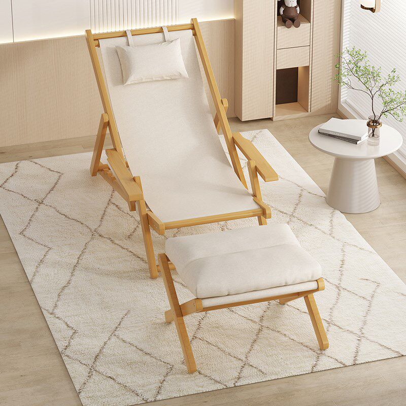 冬天阳台晒太阳可折叠躺椅午休家用靠背椅免安装简易露营椅子多用