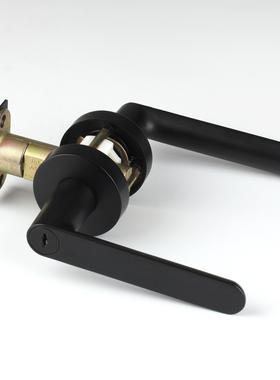 SUMIT美式简约球形锁门锁室内黑色单舌执手房门锁卧室北欧通用型