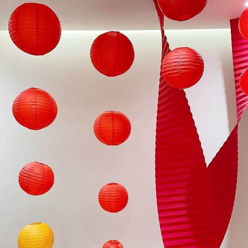结婚房瀑布灯笼挂串客厅卧室装饰挂件喜庆红喜字灯笼中式婚礼布置