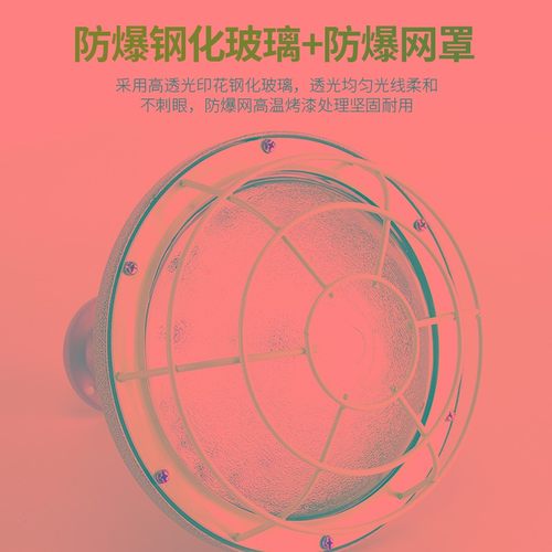 国标led防爆灯仓库厂房车间100w工矿灯加油站圆形隔爆型灯罩消防