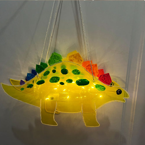 彩色玻璃纸手工儿童中秋节灯笼DIY材料包幼儿园手业灯笼