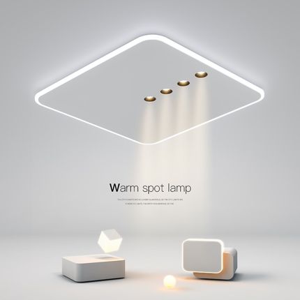 最光创意led吸顶灯超薄主卧室灯射灯大气客厅灯餐厅书房房间灯具