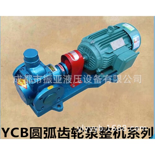 圆弧齿轮油泵YCB12/0.6 柴油泵增压泵 自吸泵 齿轮油泵整机