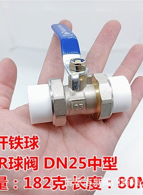 ppr球阀双活接阀门开关热熔球阀15水管阀门铜4分6分1寸半2寸dn20