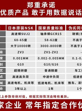 NSK日本进口角接触轴承QJ1018 1019 1020 1022 1024 1026 1028