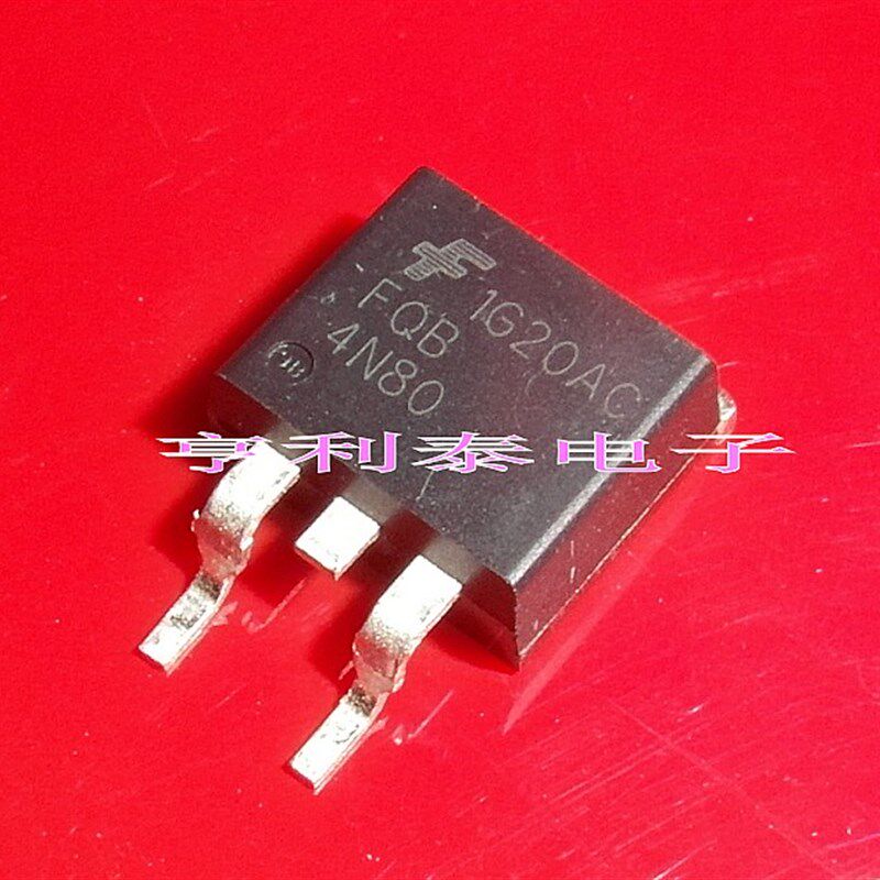全新原装FQB4N80 4N80 TO-263 MOS场效应管 4A800V 可直拍下