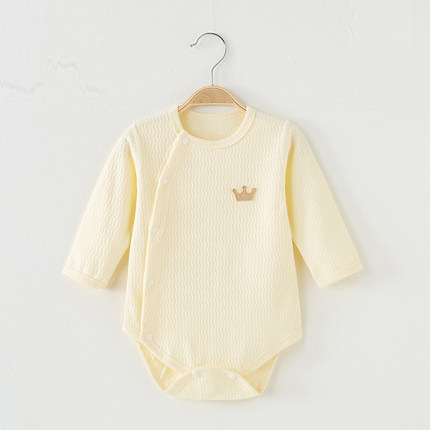 【撤柜专区】品牌专柜婴儿包屁衣春秋睡衣打底连体衣纯棉长袖A类