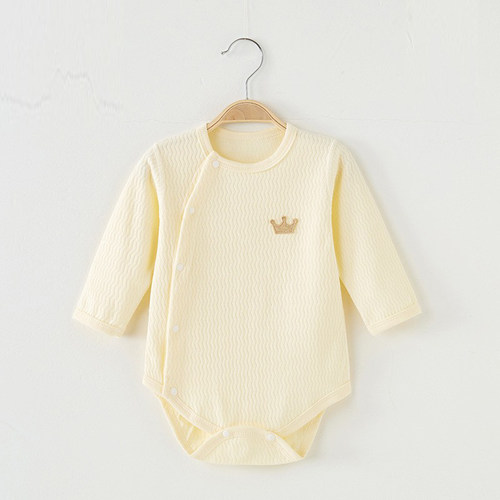 【撤柜专区】品牌专柜婴儿包屁衣春秋睡衣打底连体衣纯棉长袖A类