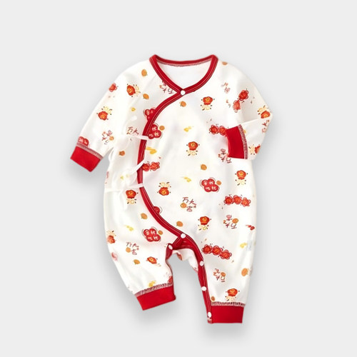【撤柜专区】品牌专柜婴儿连体衣内衣春秋季睡衣纯棉无骨外出服