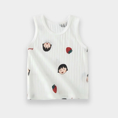 撤柜专区 品牌专柜婴儿背心夏季 纯棉薄款 透气打底护肚无袖 夏装