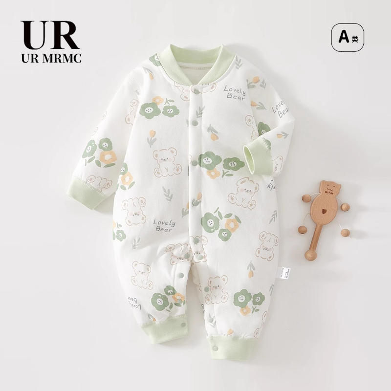 【撤柜专区】品牌专柜婴儿衣服夹棉秋装秋冬保暖纯棉40g薄棉打底