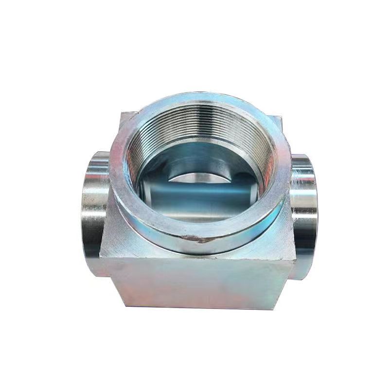 制造高压气体灭火管件锻制承插Y型三通/等径三通四通高压管件