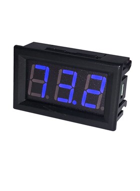 两线直流电压表数显DC12V48V60V120V200V300V数字电压表48*29DV30