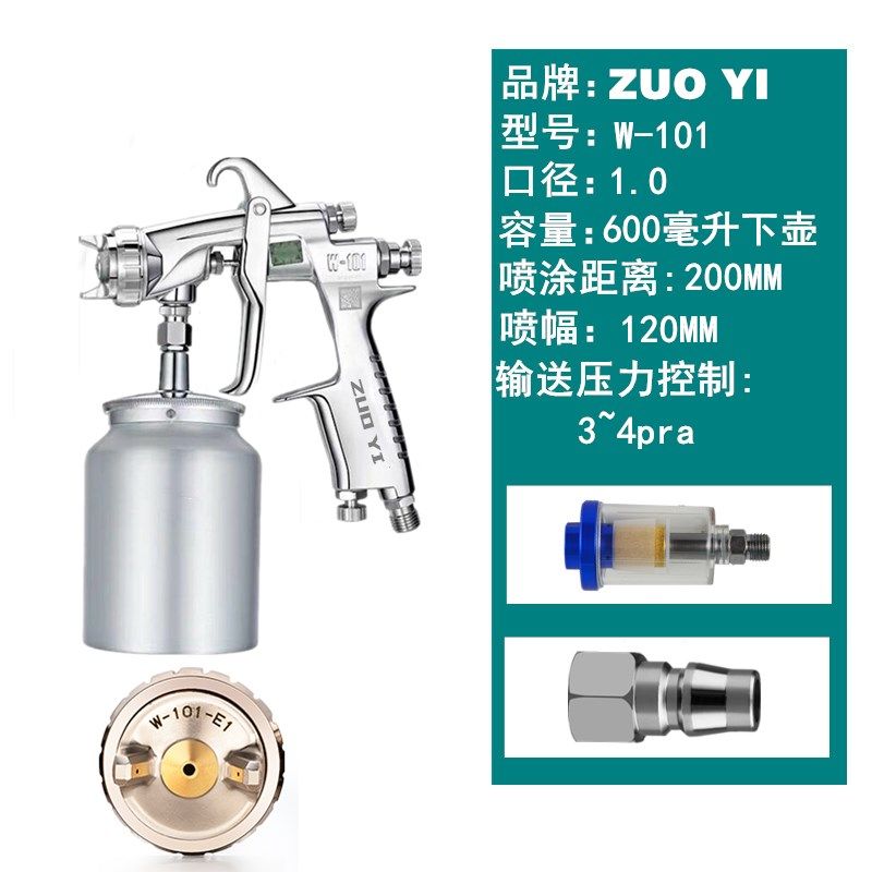 日本进口原装W-71喷枪 W-101/77喷漆枪汽车家具木器面漆油漆喷抢
